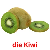 die Kiwi picture flashcards