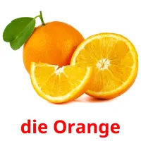 die Orange picture flashcards