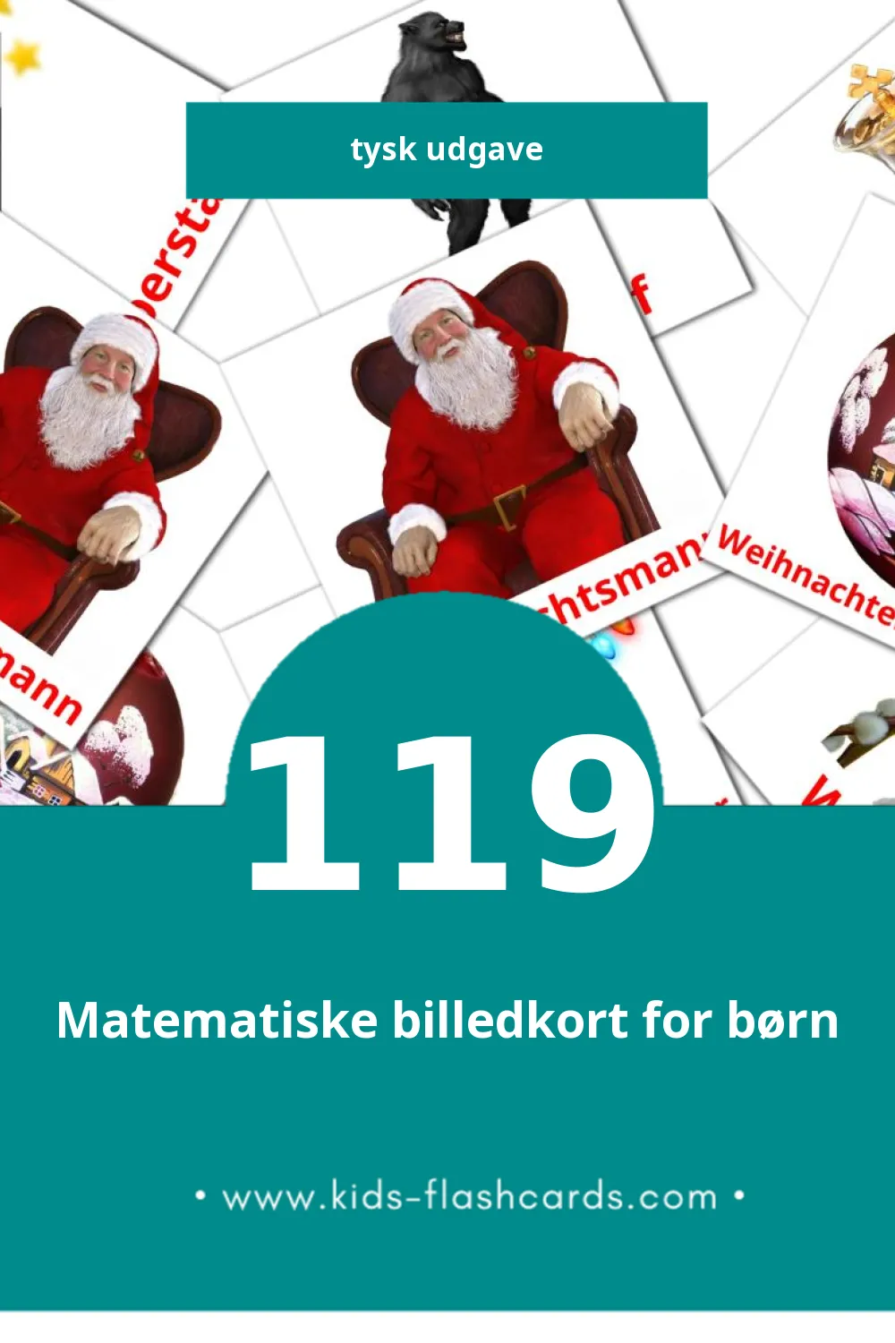 Visuelle billedkort for børn om Feiertage til småbørn (119 kort på Tysk)