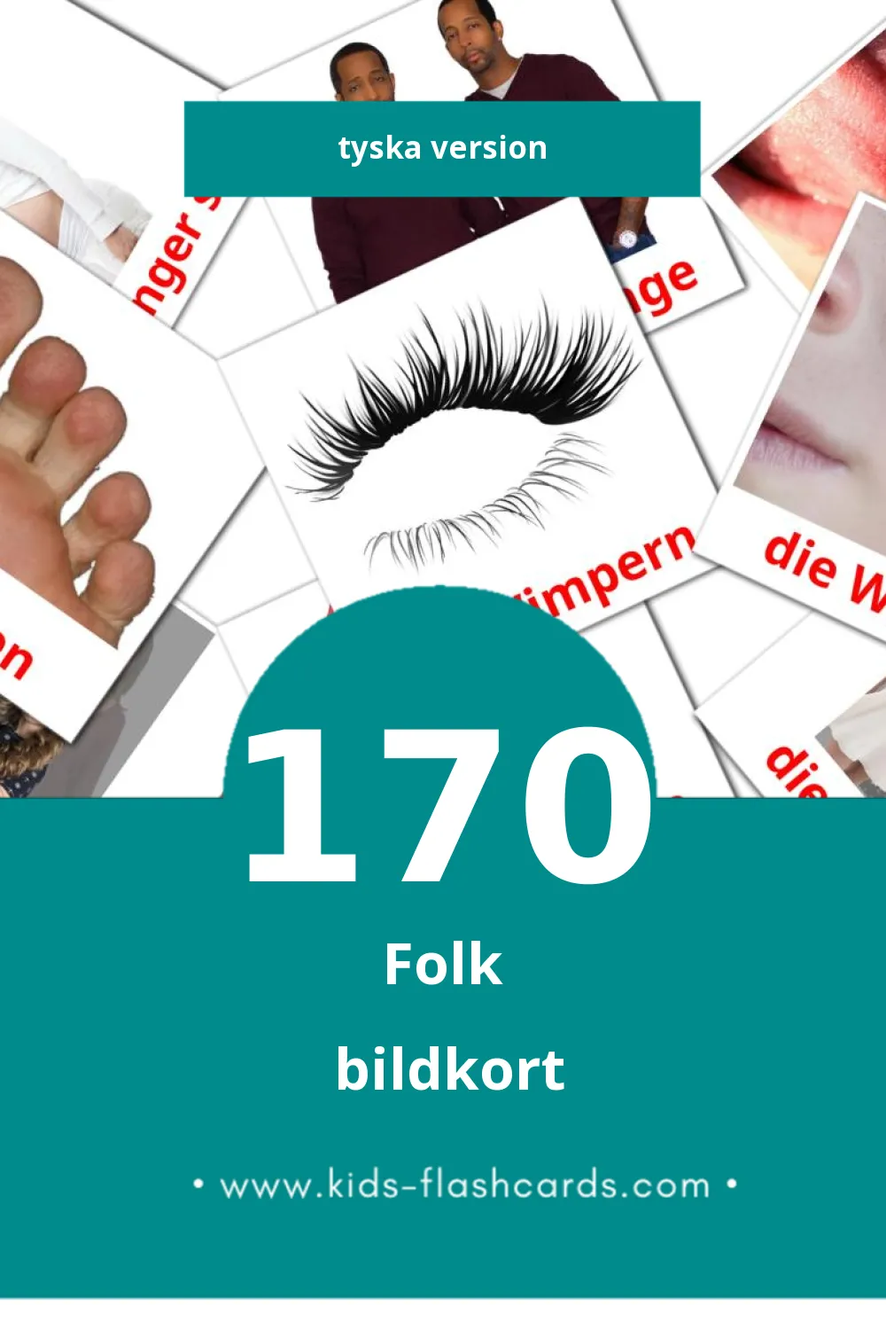 Visuella Menschen för småbarn (170 bildkort för barn på Tyska)