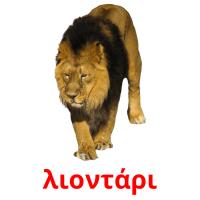 λιοντάρι card for translate