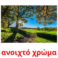 ανοιχτό χρώμα picture flashcards