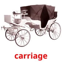 carriage Bildkarteikarten