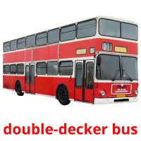 double-decker bus flashcards illustrate