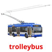 trolleybus card for translate