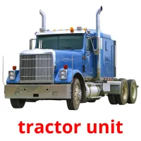 tractor unit flashcards illustrate