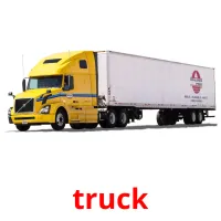 truck flashcards illustrate