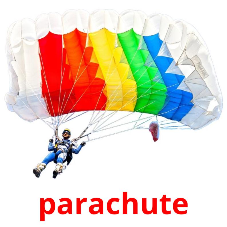 parachute Bildkarteikarten