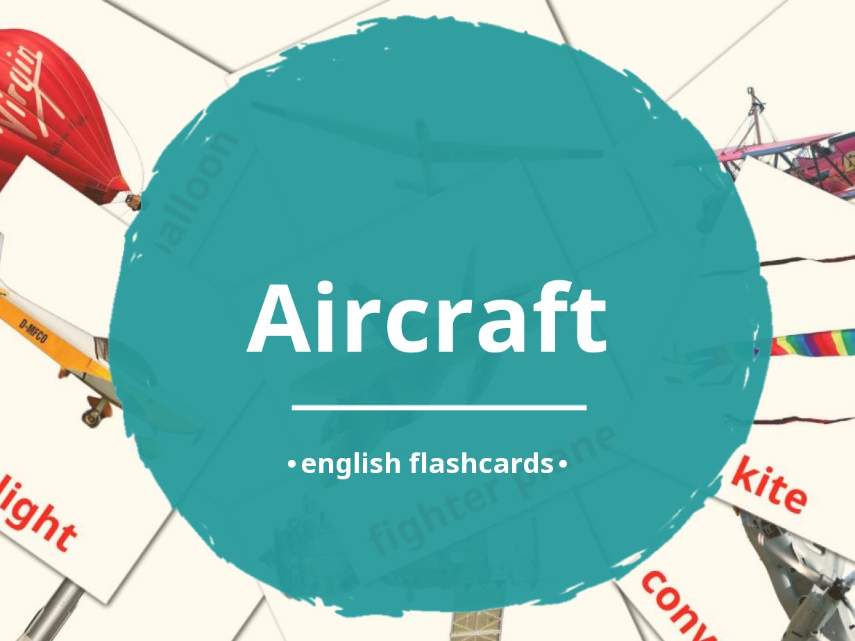 14 FREE Aircraft Flashcards | PDF | English Words