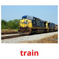 train picture flashcards