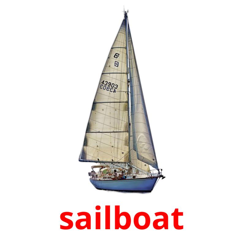 sailboat in english language