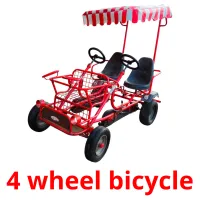 4 wheel bicycle cartes flash