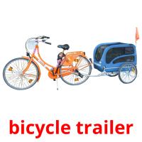 bicycle trailer card for translate