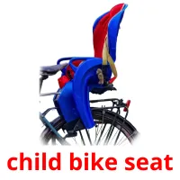 child bike seat cartes flash