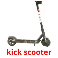 kick scooter ansichtkaarten