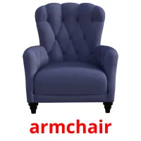 armchair picture flashcards