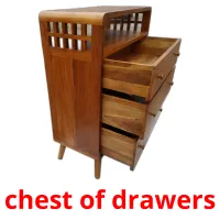 chest of drawers picture flashcards