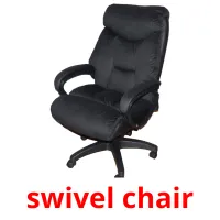 swivel chair picture flashcards