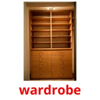 wardrobe picture flashcards