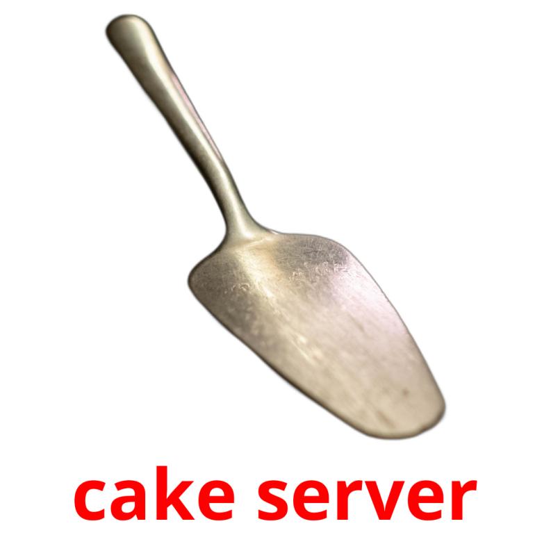 cake server picture flashcards