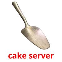 cake server picture flashcards
