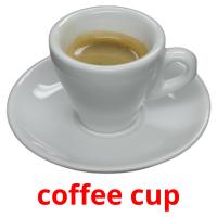 coffee cup Bildkarteikarten