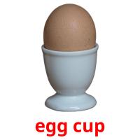 egg cup picture flashcards