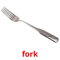 fork Tarjetas didacticas