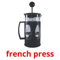 french press card for translate