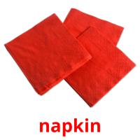 napkin picture flashcards