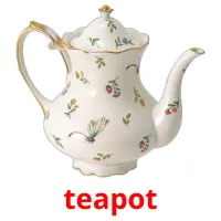 teapot Tarjetas didacticas