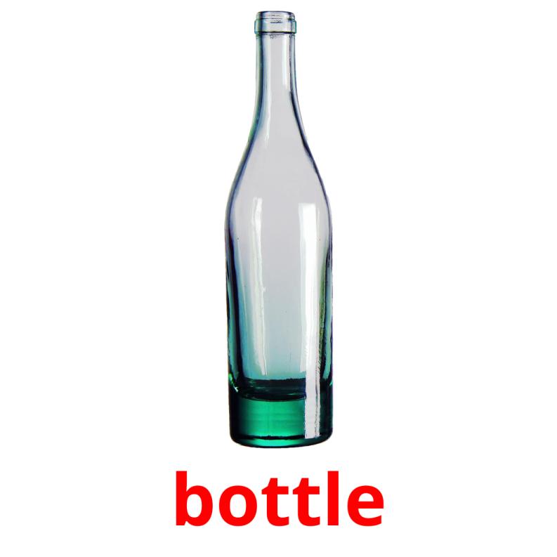 bottle picture flashcards