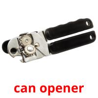 can opener flashcards illustrate