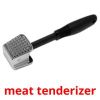 meat tenderizer Bildkarteikarten