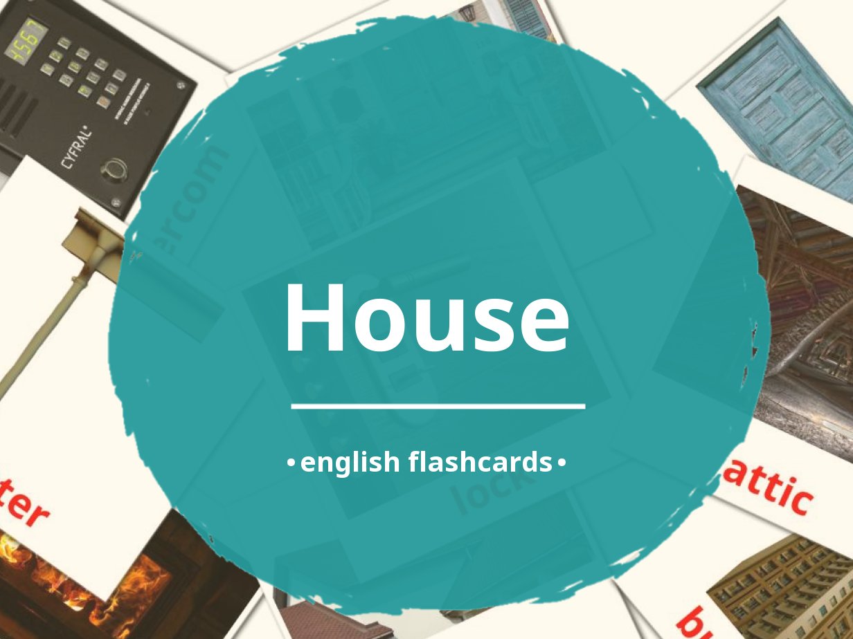 English Flashcards Home / House Objects