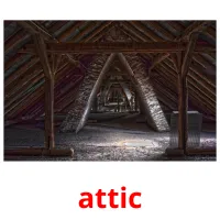 attic flashcards illustrate