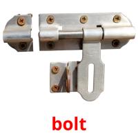 bolt picture flashcards