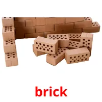 brick flashcards illustrate