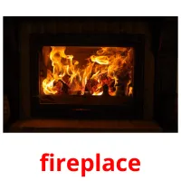 fireplace flashcards illustrate