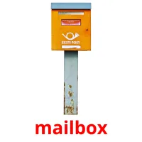 mailbox flashcards illustrate