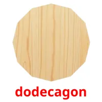 dodecagon cartões com imagens