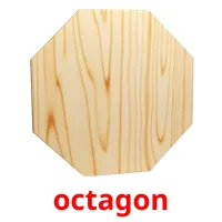 octagon cartões com imagens