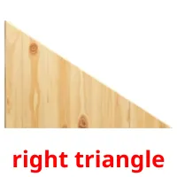 right triangle cartões com imagens