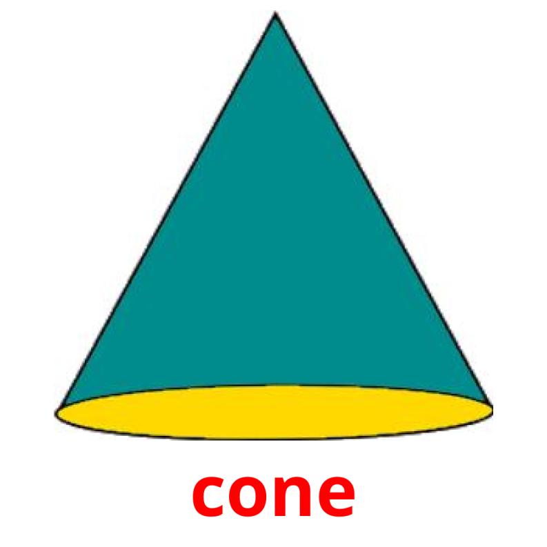 cone picture flashcards