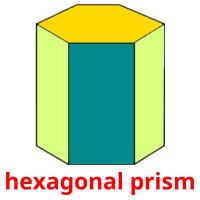 hexagonal prism card for translate