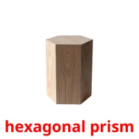 hexagonal prism cartões com imagens