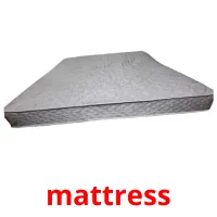 mattress flashcards illustrate