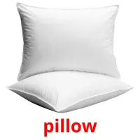 pillow flashcards illustrate