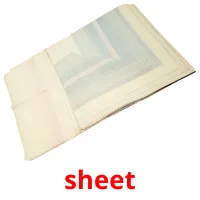 sheet flashcards illustrate