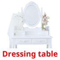 Dressing table cartes flash